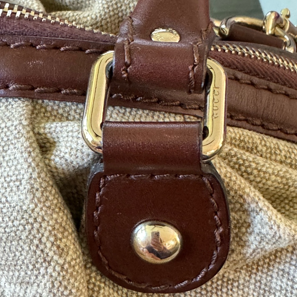 EUC Gucci GG Canvas Sukey Boston Bag (Beige) - Picture 8 of 16